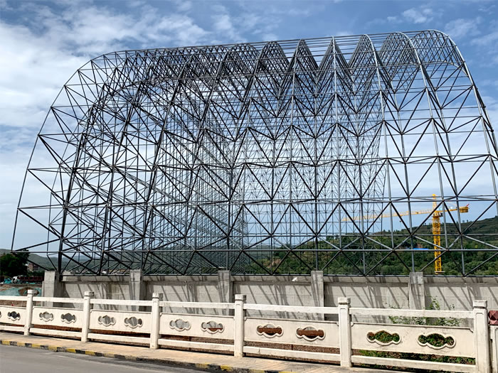 瑞安山寨矿储煤棚网架